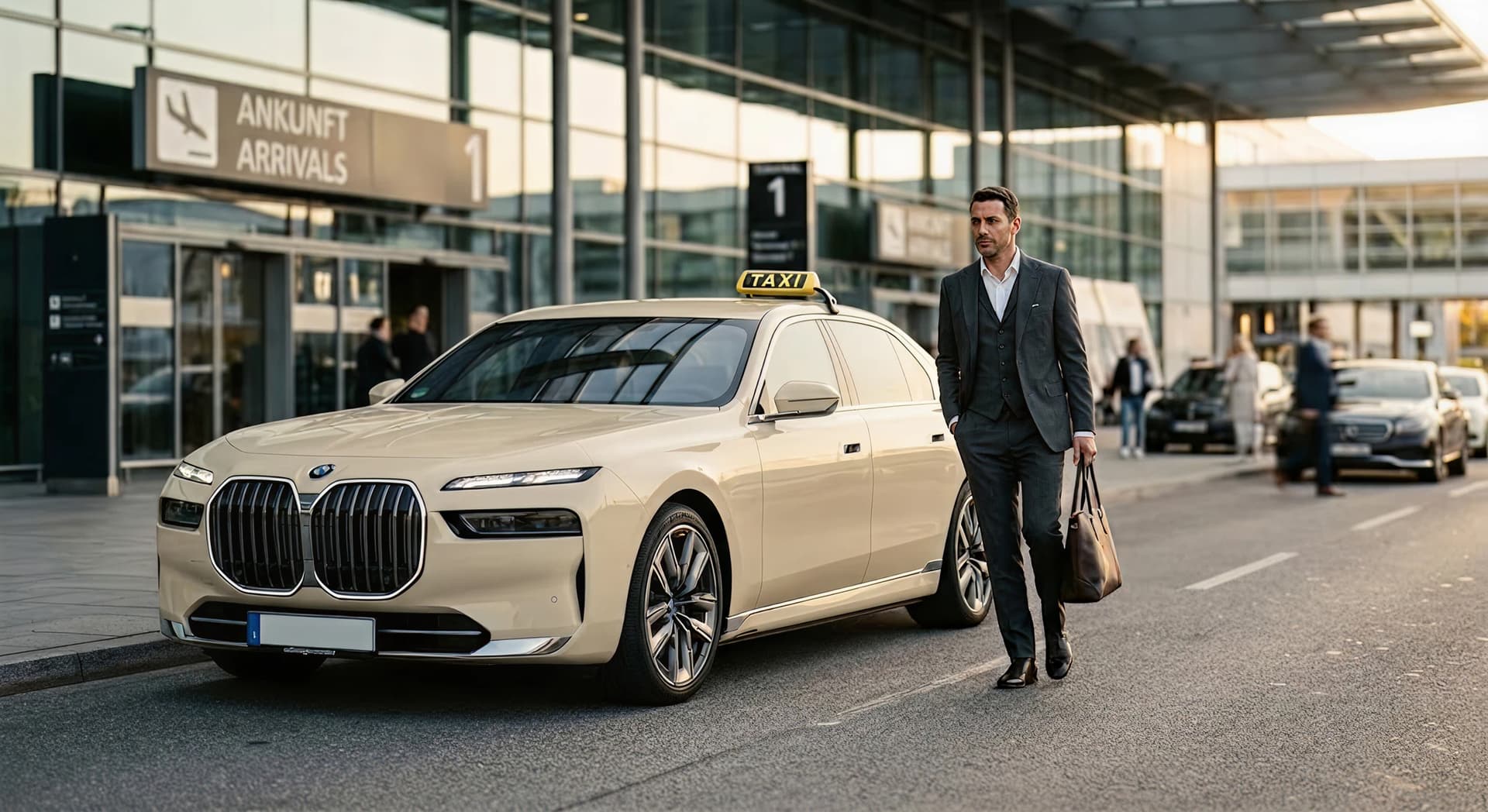 Celik Taxi am Flughafen München